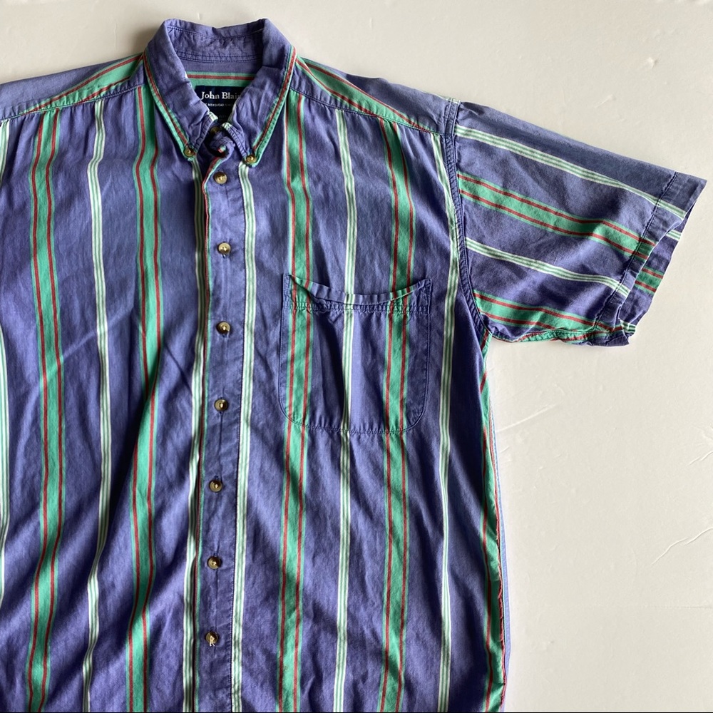 Retro Short Sleeve Button Down